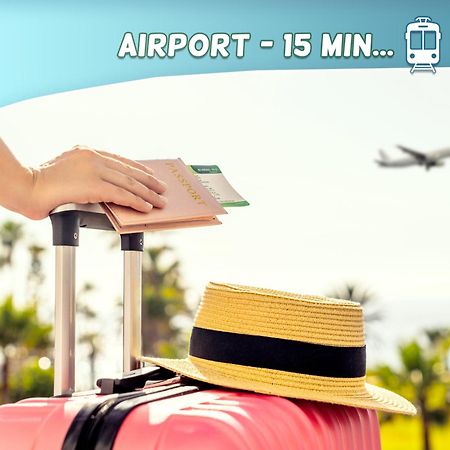 1 Min To The Beach Apartment - Kitchen - Tramway - Air Conditioner - Wifi - Promenade Des Anglais Nice Luaran gambar